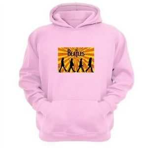 Genérico - Polerón Canguro The Beatles Rosa Talla S Unisex
