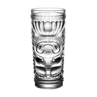 Magideal - Style Gothique Boissons Verres Grand Thé Tasse À Eau Gobelet En Verre À Boire Unique 420 Ml Drinkware Pour Décorations Fête Anniversaire Halloween , Estilo B