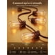 thumbnail image 2 of Guirnalda de luces GOOTHY 3 m impermeable estilo vintage Edison marrón, 2 of 8