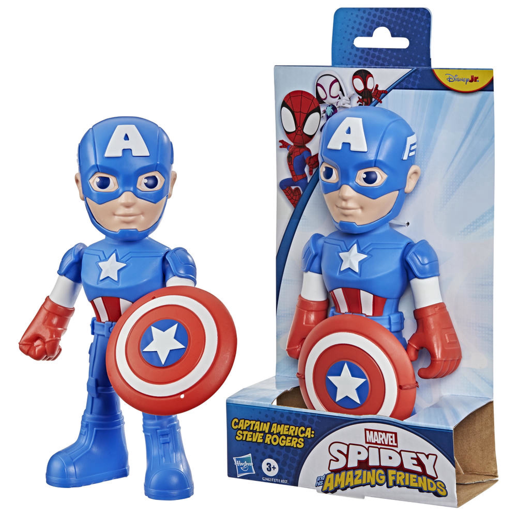 Figura de Acción Spidey Supersized Capitan America Sr