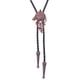 thumbnail image 5 of Bolo Tie, Wolf Leather Rodeo Gift Native Alloy vintage Ajustable Disfraz para Navidad Cumpleaños Hombres Mujeres , marrón, 5 of 5