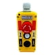 thumbnail image 4 of Interruptor de botón pulsador de control remoto de grúa eléctrica Línea de interruptor de botón pulsador de polipasto eléctrico 2 llaves, 4 of 5