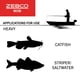 thumbnail image 5 of Carrete de pesca Zebco 808 Saltfisher Spincast Silver, 5 of 6