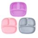 thumbnail image 1 of Set 3 Platos Division Ecológico - Rosado-Morado-Gris, 1 of 3