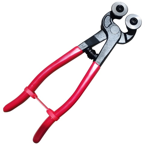 Xusx111 - Pientas De Azulejos De Vidrio - Pientas De Mosaico De Vidrio De Ruedas De Trabajo Pesado Y Pientas De Azulejos De Cerámica, Pinzas De Corte De Azulejos Mango De Agarre Suave - Pinzas De Mold