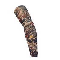 Magideal - 1 X Calentadores De Protección Uv Cubierta De Sin Costuras Calcetines De Manga De Para Baloncesto Fútbol Ejercicio Al G