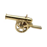 Magideal - Modelo De Cañón, Escultura Artesanal De Recuerdo, Estatuilla Decorativa De Cañón De Latón Macizo Para Sala De Estar, Estantería, Mesa, Regalos Para Mu