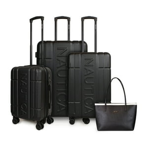 Nautica - Set 3 Maletas S+M+L Amsterdam Negro + Cartera Diana Negro