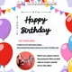 thumbnail image 2 of Adorno para pastel de acrílico negro "Happy Birthday" – cutylight, 2 of 8