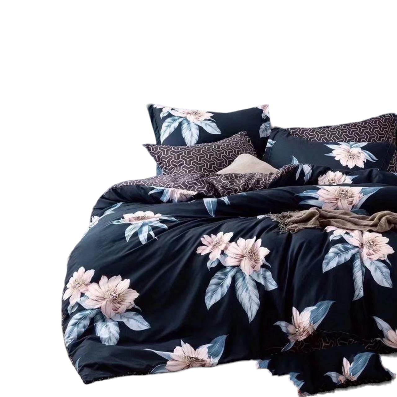 Todohogarsantiadodechile - Sabana Estampada Con Flores 2 Plazas