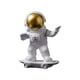 thumbnail image 3 of Polyresin Astronaut Skateboarding Estatuilla Estatua Decoración De Escritorio Dorado, 3 of 5