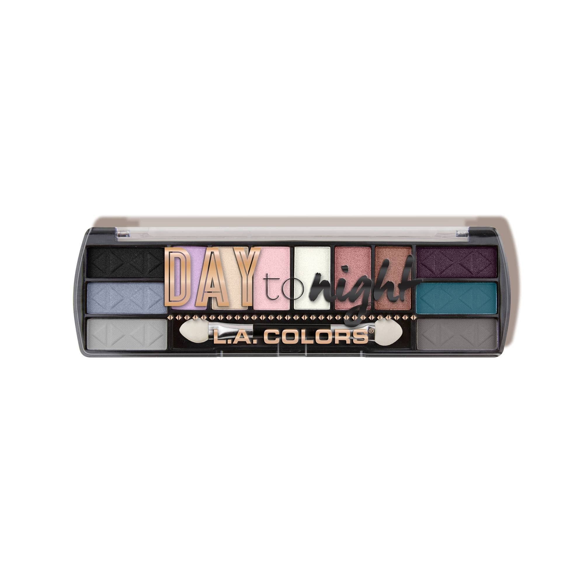 Paleta De Sombras De Ojos L.a. Colors Day To Night Morning Tide