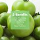 thumbnail image 4 of Ampolla porosa TOSOWOONG Green Tomate de 30 ml con hamamelis, 4 of 6