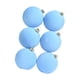 thumbnail image 2 of 6 Bolas Navideñas Flocadas De 6 Cm Para Decoración De Aniversario, Bolas Navideñas De Terciopelo De Color Azul, 2 of 3