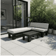 thumbnail image 1 of Set 3 Piezas Living Terraza Negro Estilo industrial  Incluye Cojinería, 1 of 7