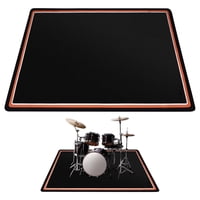 Lnrueg - Juego De Alfombras Drum Rug Aucuda Fluffy De 180 X 150 Cm Con Antideslizantes