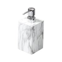 Bothyi - Dispensador De Jabón Con Textura De Mármol, Botella Decorativa Para Encimeras De Hotel Y Cocinas.