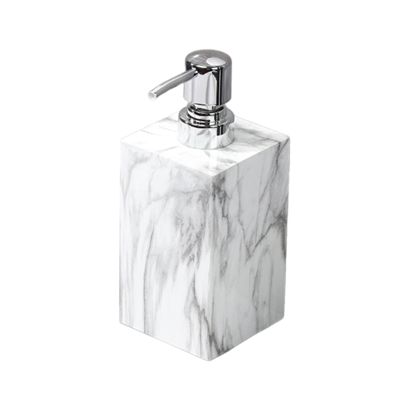 Bothyi - Dispensador De Jabón Con Textura De Mármol, Botella Decorativa Para Encimeras De Hotel Y Cocinas.