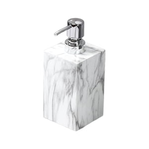 Bothyi - Dispensador De Jabón Con Textura De Mármol, Botella Decorativa Para Encimeras De Hotel Y Cocinas.