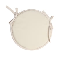 Magideal - Cojín Redondo Para Silla, Cojín Para Asiento, Puf Antideslizante Para Suelo, Cojín Suave Y Cómodo Para Silla, Cojín Para Taburete Para Sofá, Interior, Beis 38Cm