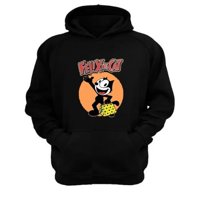 Genérico - Polerón Canguro El Gato Felix Negro Talla Xl Unisex