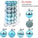 thumbnail image 2 of Adornos navideños irrompibles, bolas de árbol, colgantes, para bodas, fiestas de Halloween (paquete de 36 unidades) (4 cm/1,5''), 2 of 6
