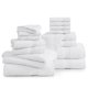 thumbnail image 2 of Juego De Toallas De Baño 100% Algodón Mercerizado 16 Unidades Color Blanco, 2 of 9