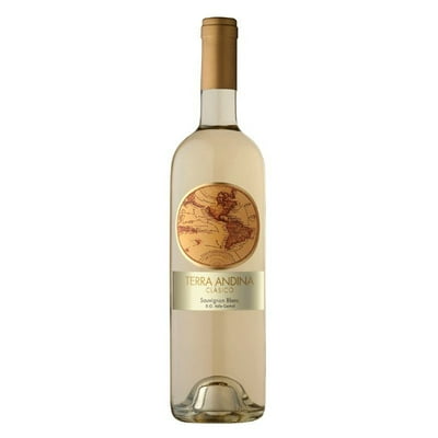 Vino Blanco Sauvignon Blanc Terra Andina Clásico Botella