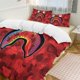 thumbnail image 1 of Ruby Rainbow Bape Shake Camo Comforter Set Soft 3 Pcs Twin Bedding Sets Thicken for All Season, 1 of 5