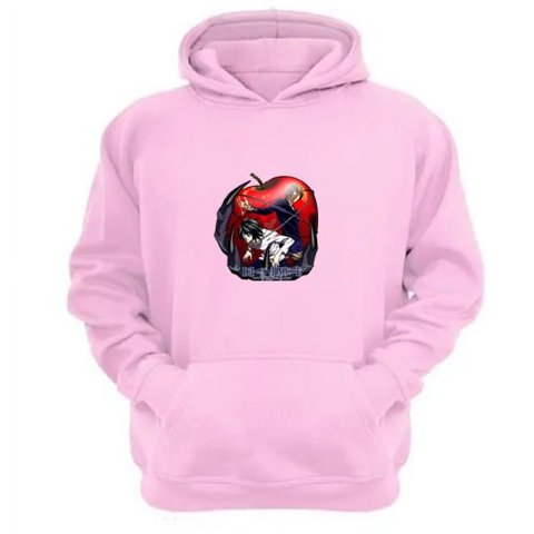 Genérico - Polerón Canguro Death Note Rosa Talla M Unisex