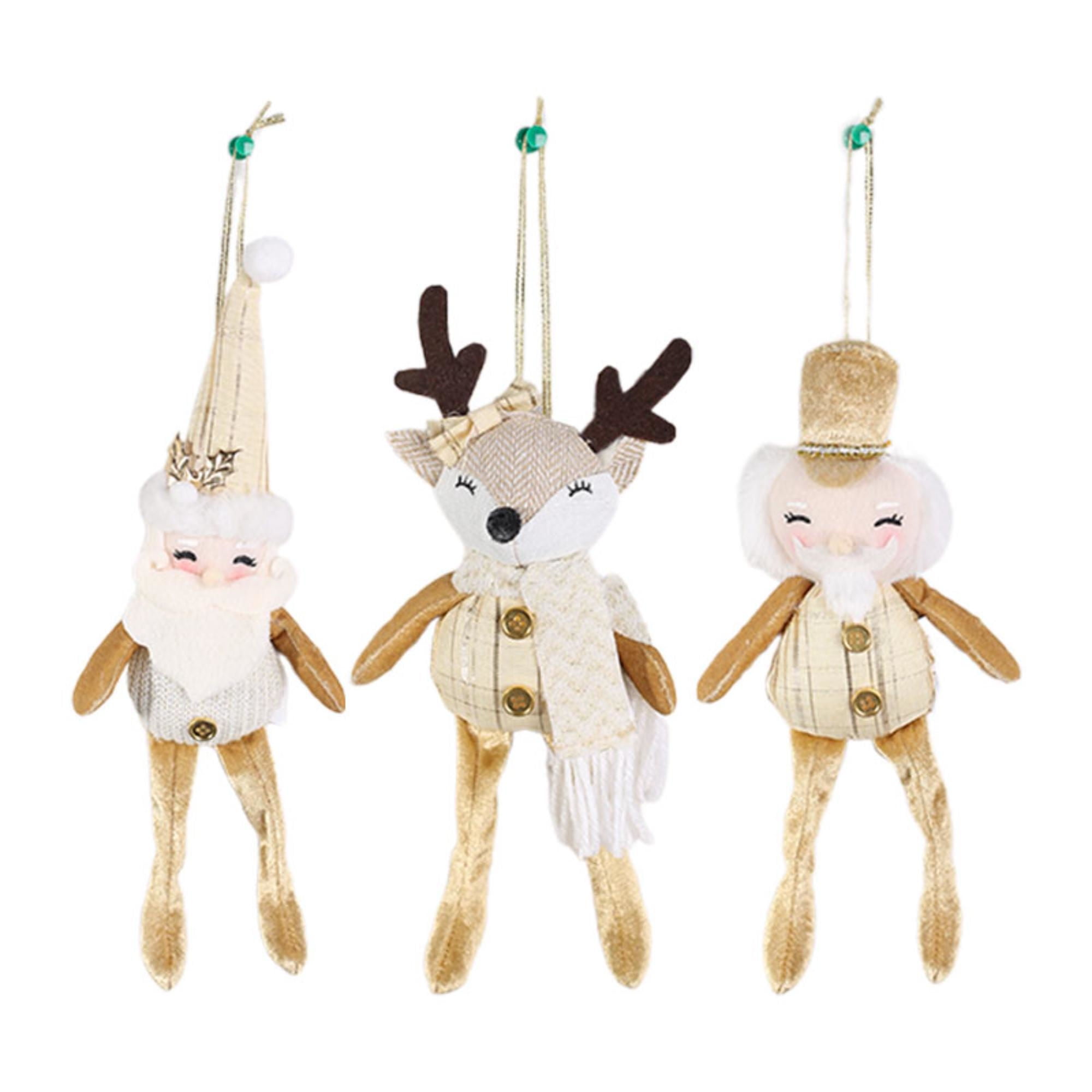 Colgante Para Árbol Muñeco Navideño Dorado, Producto Surtido, 1 Un Holiday Time