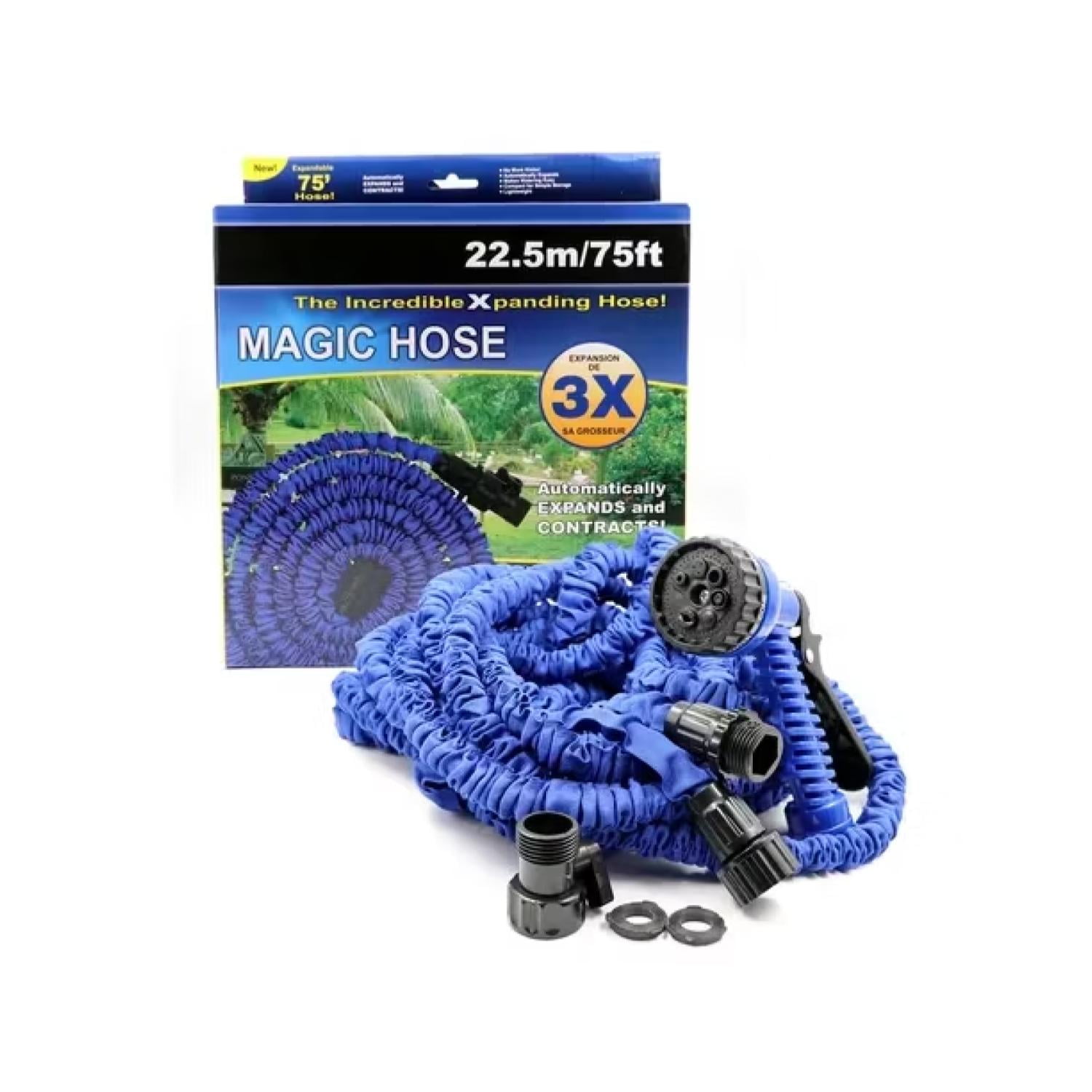 Total Click - Manguera Retractil Y Expandible 22.5m Jardin Accesorios