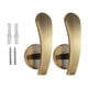 thumbnail image 1 of 2 Uds Elegantes Ganchos Para Sujetar Cortinas Para Decoración Del Hogar Dorado, 1 of 3