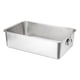 thumbnail image 1 of Caja De Arena De Acero Inoxidable Con Asa, Bandeja De Arena Para Gatos De Lados Altos, 40 Cm X 30 Cm X 7 Cm, 1 of 5