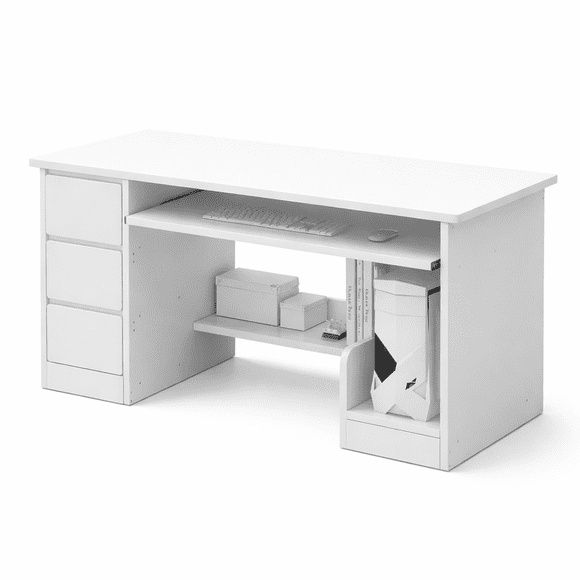 Escritorio Blanco 120 Cm Para Home Office