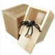 thumbnail image 3 of Caja de bromas de madera con forma de araña Tricky Toy PARNIXS para adultos y niños, 3 of 6