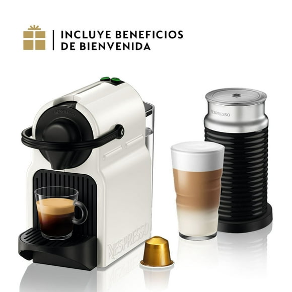 Cafetera Inissia Blanca + Espumador
