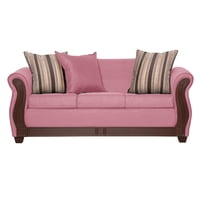 Ruzam Mobel - Sofá Atenas 3 Cuerpos Palo Rosa