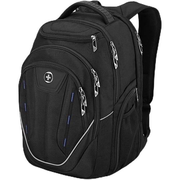 Mochila de negocios Swissdigital Design con puerto USB y protección RFID