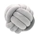 thumbnail image 4 of Nudo Almohada Bola Grueso Cómodo Almohadas Anudadas Para Sala De Estar Hogar Sofá Gris Claro, 4 of 5