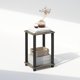 thumbnail image 2 of Mesa de Noche Furinno Simplistic de 2 Niveles en Roble Francés, 2 of 6