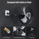 thumbnail image 3 of Ventilador industrial de pared Simple Deluxe de 18 pulgadas, 110 V, 3 of 8