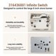 thumbnail image 3 of Interruptor de elemento de superficie Earthtec 316436001 240 V 8‑10 A, 3 of 6