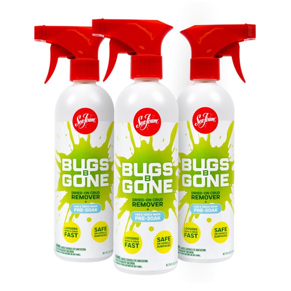 Sea Foam Bugs B Gone Removedor de Insectos y Suciedad, BBG16, 473 ml, Paquete de 3