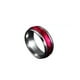 thumbnail image 1 of Anillo Titanio Rojo Anillos Juveniles Acero Quirurgico Acero Inoxidable Hombre Dama Chile, 1 of 3