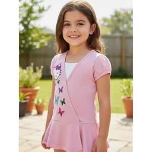 Mini Vestido Niña Hello Kitty Rosa 3