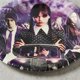 thumbnail image 4 of Pack 10 Platos Cumpleaños Merlina Wednesday Addams Decoracio, 4 of 5