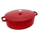 thumbnail image 1 of Cazuela STAUB 5,9 L Ovalada Poco Profunda Color Cereza, 1 of 6