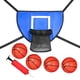 thumbnail image 2 of Mini Aro De Baloncesto Para Trampolín Con Recinto, Portería, Estante De Baloncesto, 2 of 5
