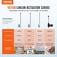 thumbnail image 2 of Actuador lineal VEVOR 12V 400 mm con carga 1500N y velocidad de 150 mm/s, 2 of 9
